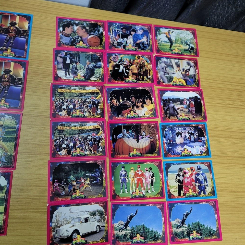 1994 Mighty Morphin Power Rangers Series 2 Trading Card Lot of 45 Bundle Common - Picture 2 of 12